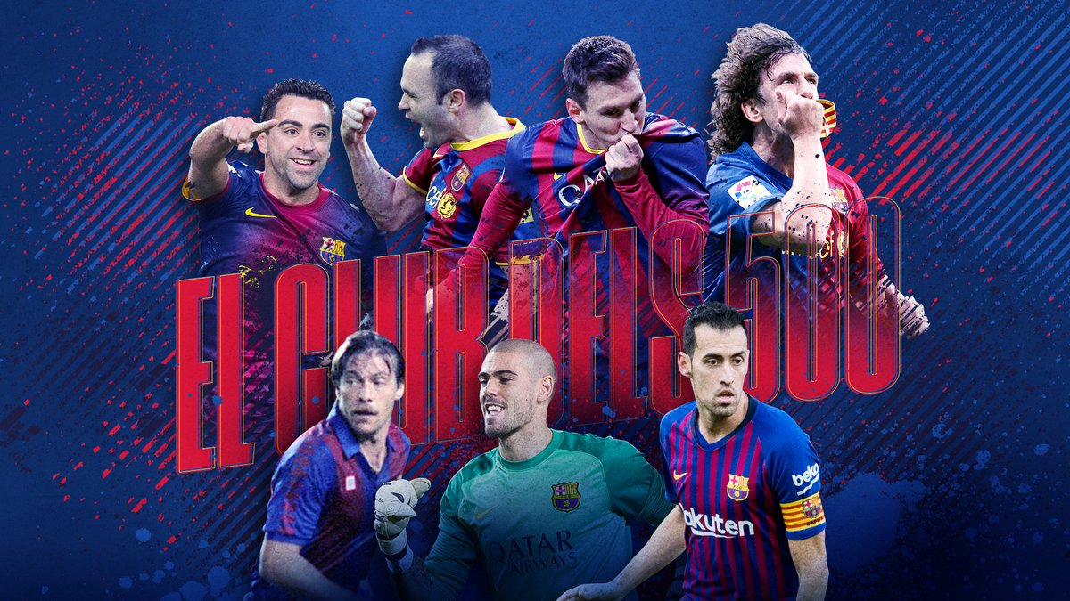 اكثر 7 لاعبين مشاركة فى تاريخ برشلونة