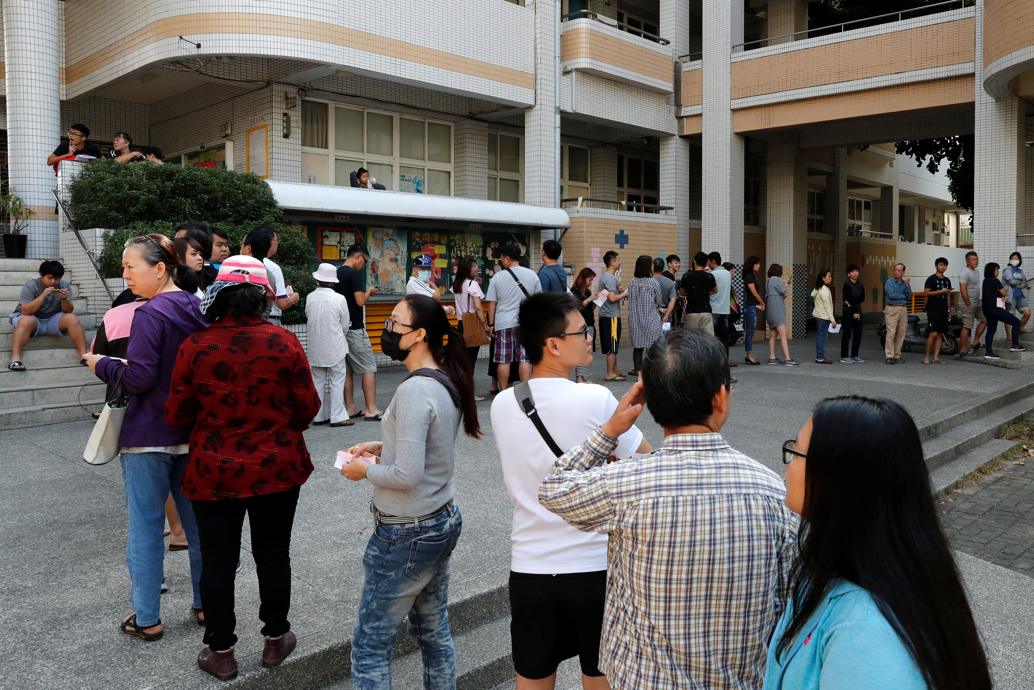 انطلاق الانتخابات المحلية فى تايوان