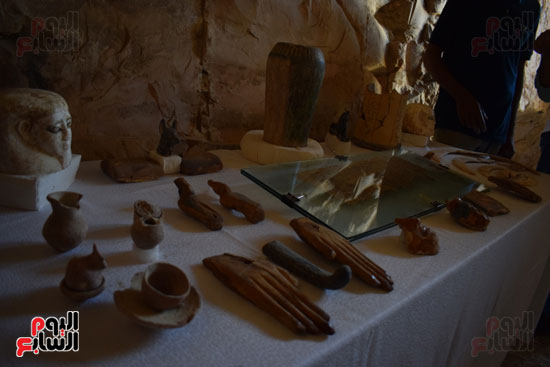 وزير الآثار يعلن اكتشاف مقبرة ثاو آر خت إف بالأقصر (15)