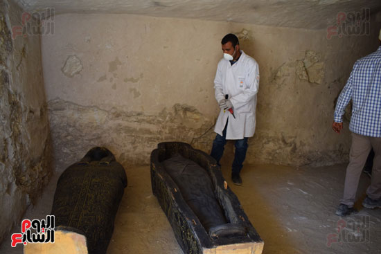 وزير الآثار يعلن اكتشاف مقبرة ثاو آر خت إف بالأقصر (12)