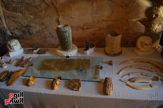 وزير الآثار يعلن اكتشاف مقبرة ثاو آر خت إف بالأقصر (26)