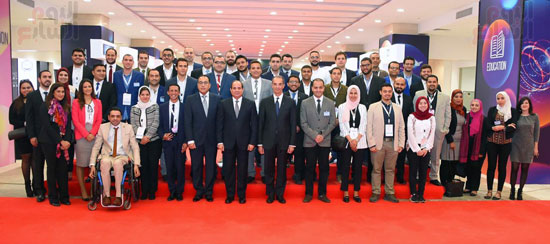 افتتاح الرئيس السيسي لمؤتمر ومعرض القاهرة الدولى للاتصالات (6)