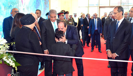 افتتاح الرئيس السيسي لمؤتمر ومعرض القاهرة الدولى للاتصالات (10)