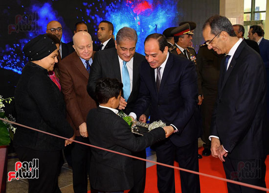 افتتاح الرئيس السيسي لمؤتمر ومعرض القاهرة الدولى للاتصالات (14)