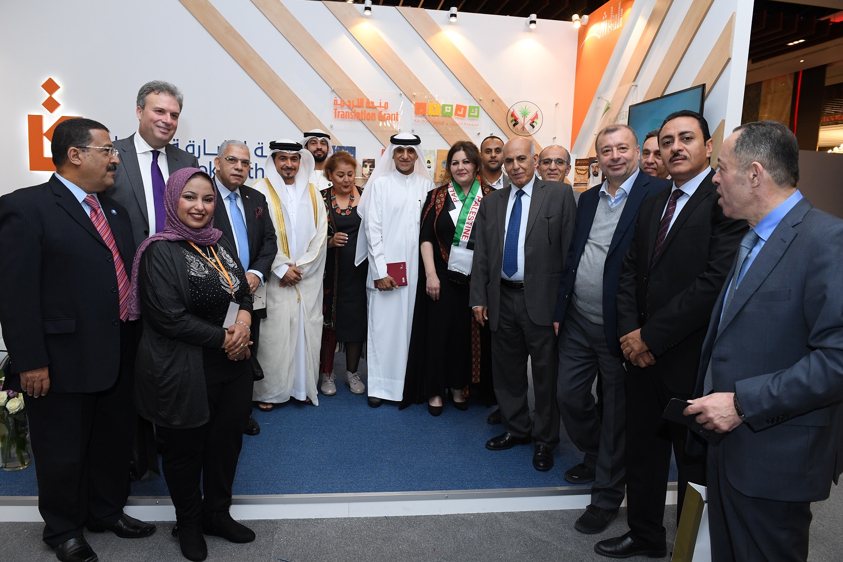 During a visit of a number of publishers to the Sharjah Pavilion