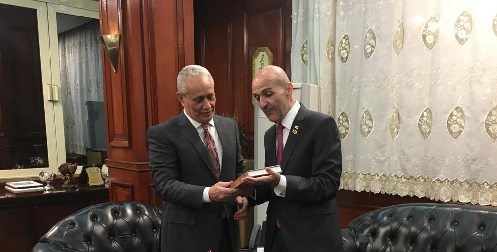 سفير جورجيا بالقاهرة أثناء زيارته الأقصر (2)
