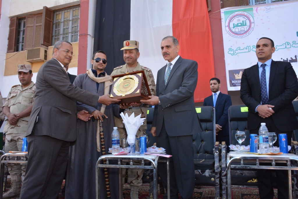 جامعة أسيوط تشارك مدرسة ناصر العسكرية احتفالها (5)