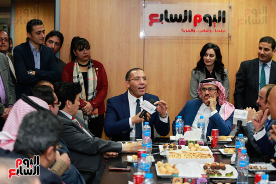 الكاتب-الصحفي-خالد-صلاح-يتحدث-للوفد-الاعلامي-السعودي-في-ندوة-اليوم-السابع