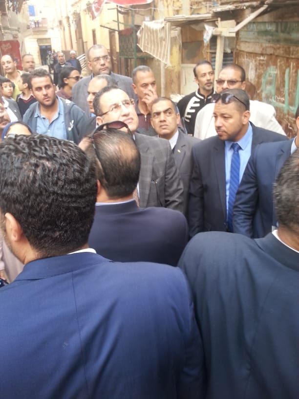 محافظ الاسكندرية يتفقد مستشفى دار اسماعيل و منطقة اللبان (2)