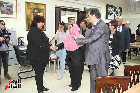 افتتاح مكتبة المترجم بحضور وزيرة الثقافة (28)