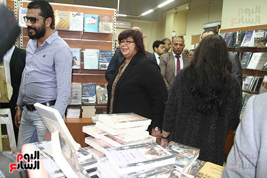 افتتاح مكتبة المترجم بحضور وزيرة الثقافة (8)