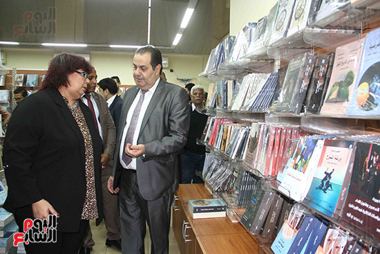 افتتاح مكتبة المترجم بحضور وزيرة الثقافة (7)