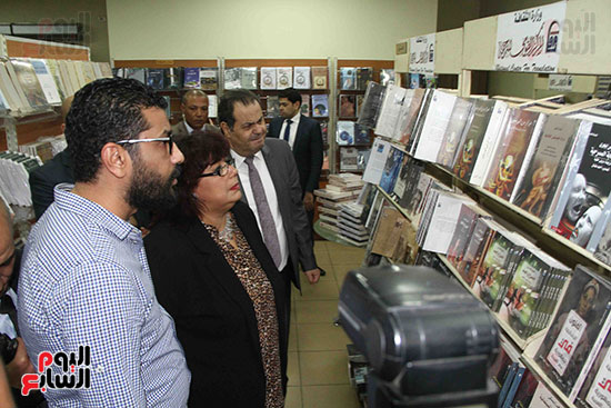 افتتاح مكتبة المترجم بحضور وزيرة الثقافة (9)