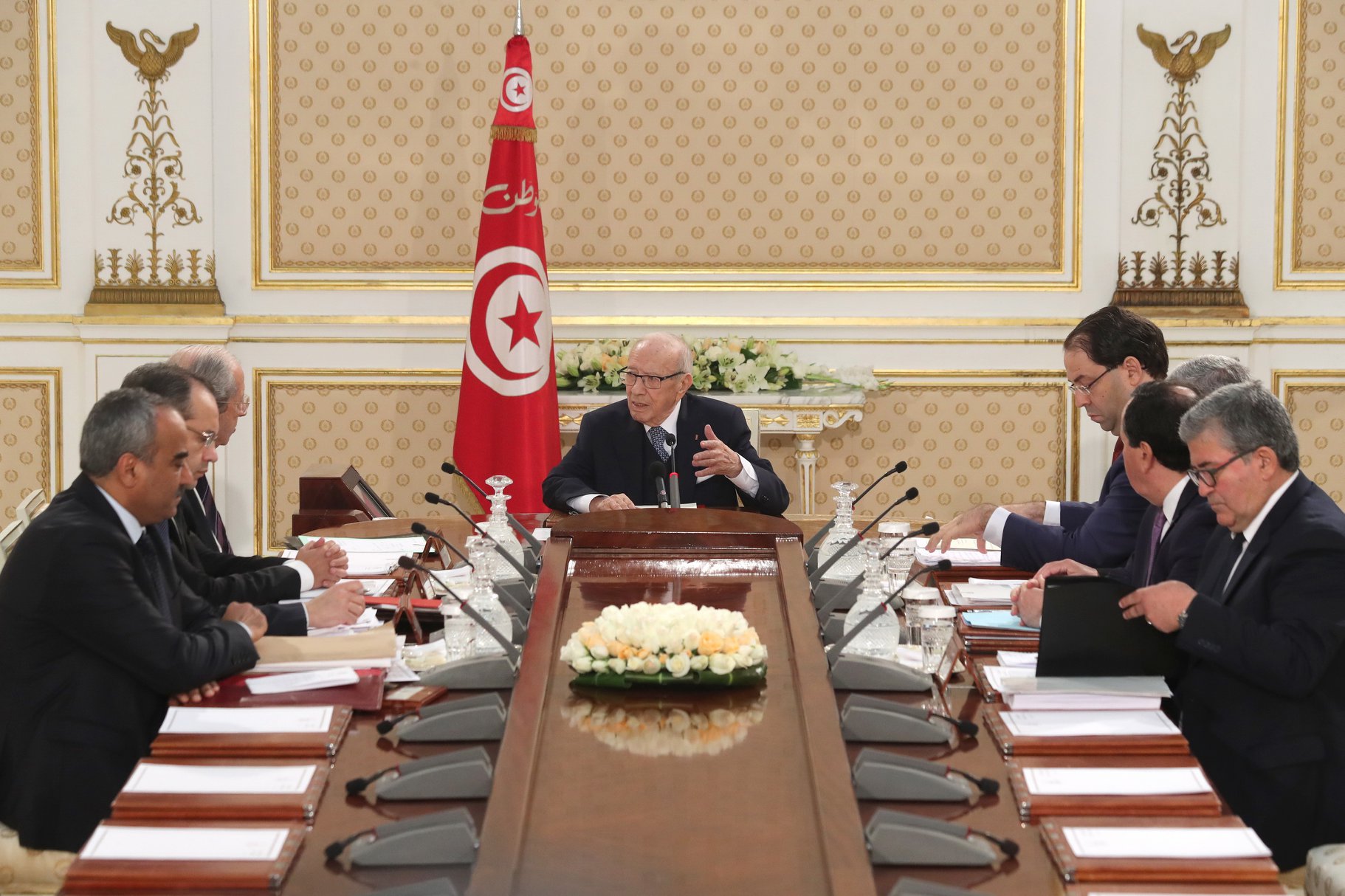 اجتماع مجلس الأمن القومي التونسي