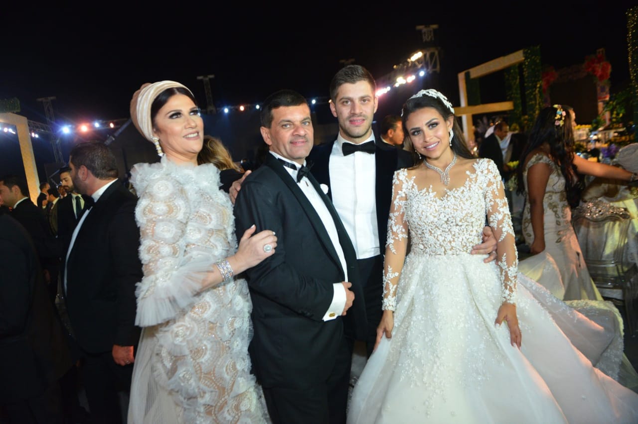 المستشار طاهر الخولى يحتفل بزفاف كريمته نورهان (32)