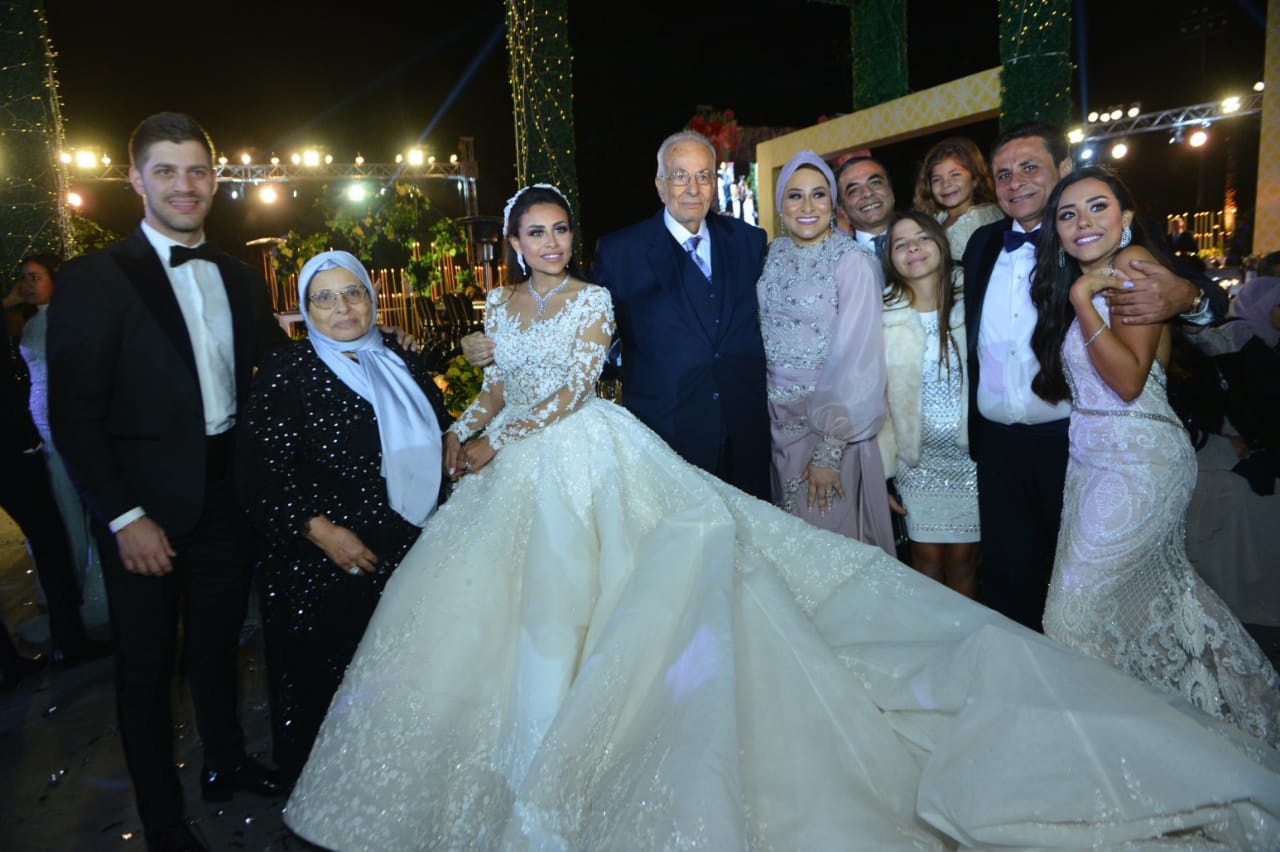 المستشار طاهر الخولى يحتفل بزفاف كريمته نورهان (16)