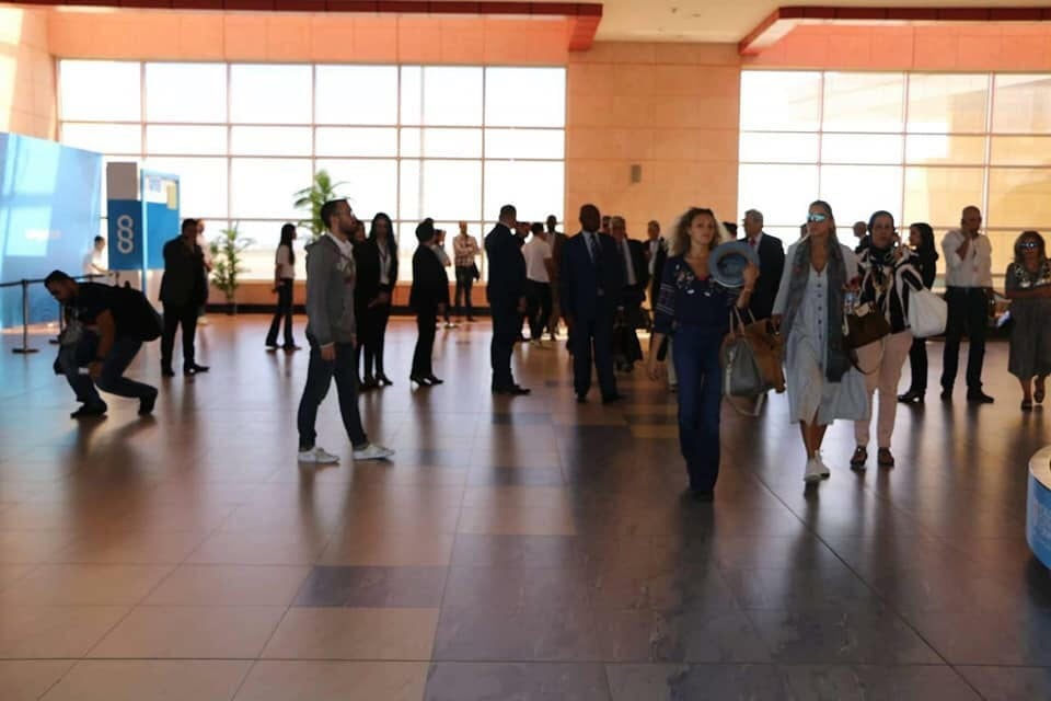 مطار شرم الشيخ يستقبل الوفود المشاركة في منتدى شباب العالم (4)