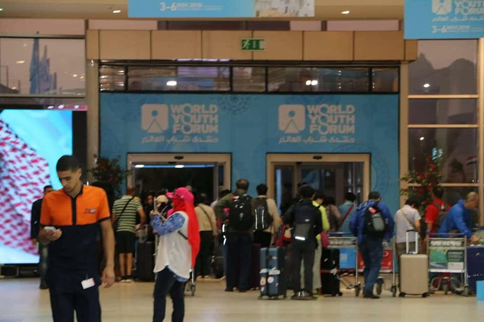 مطار شرم الشيخ يستقبل الوفود المشاركة في منتدى شباب العالم (6)