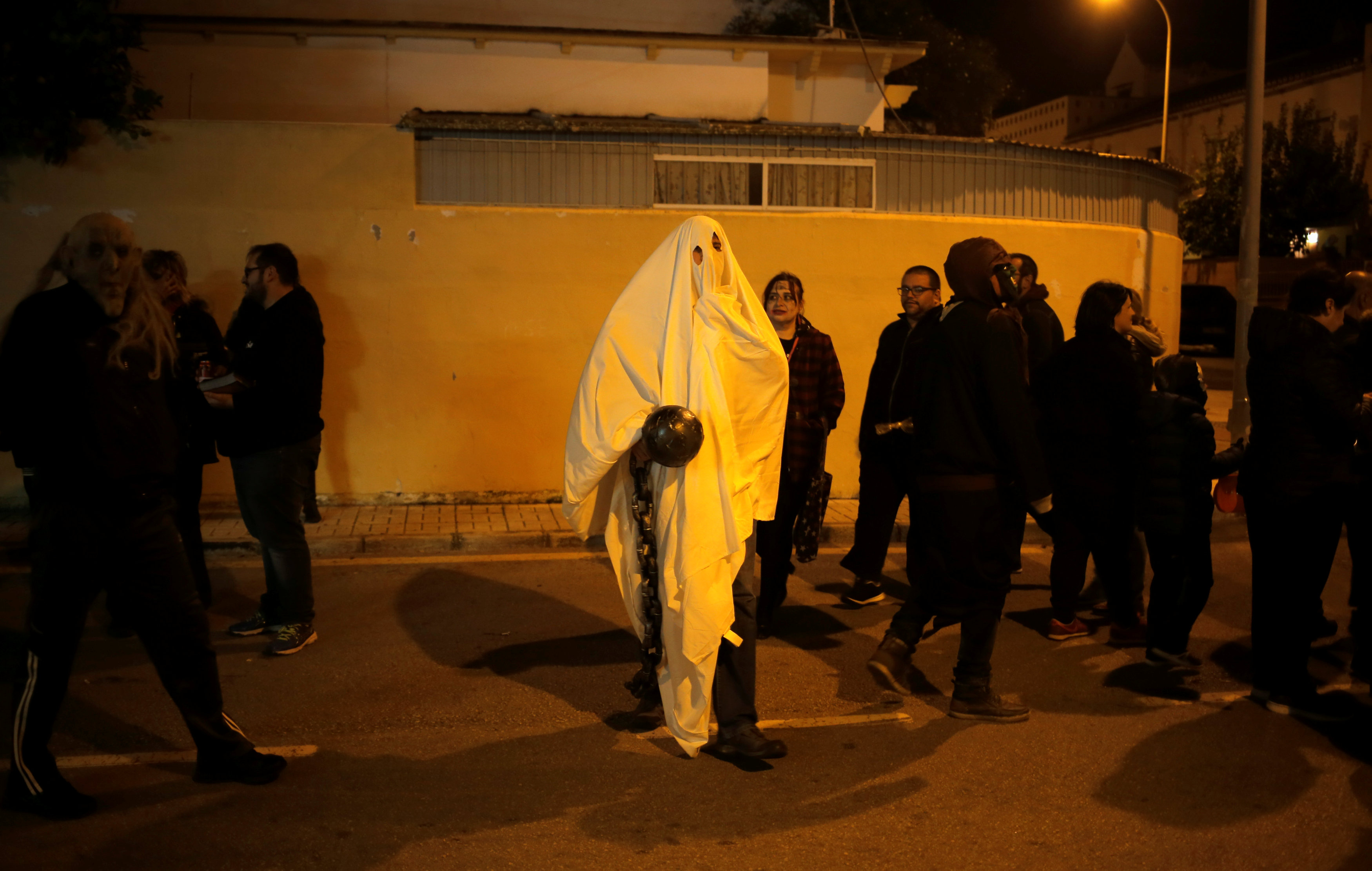 الرعب فى اسبانيا خلال احتفالات الهالوين