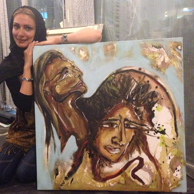 الفنانة التشكيلية السعودية غدير حافظ  (4)