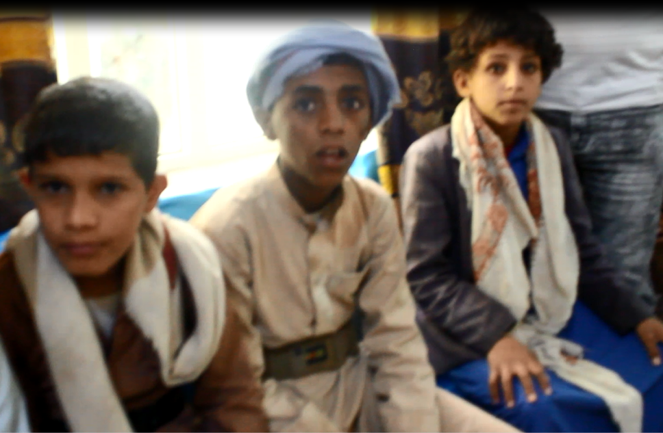 بعض الأطفال الذين حاربوا مجبرين بجبهات الحوثى