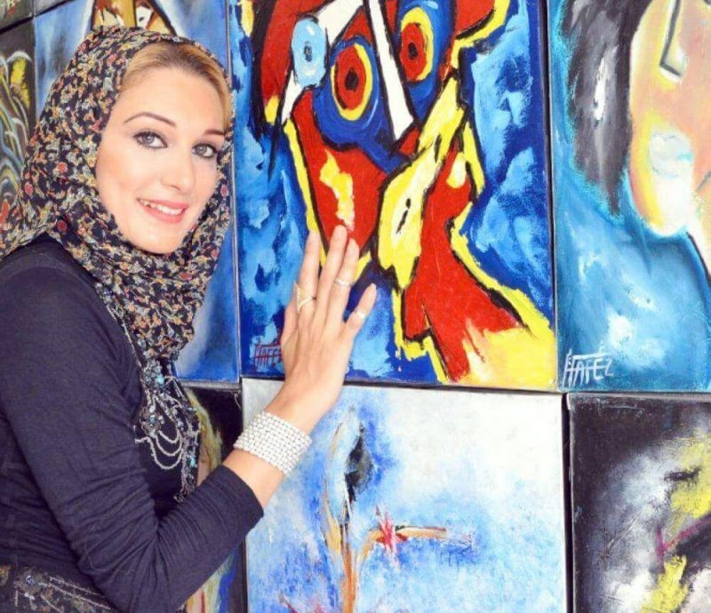 الفنانة التشكيلية السعودية غدير حافظ  (6)