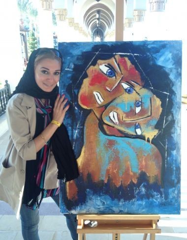 الفنانة التشكيلية السعودية غدير حافظ  (5)