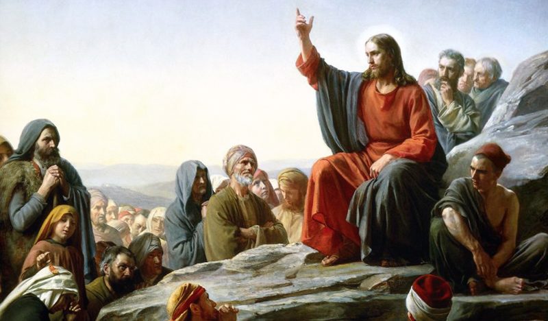صورة تعبيريه للمسيح وتلاميذه