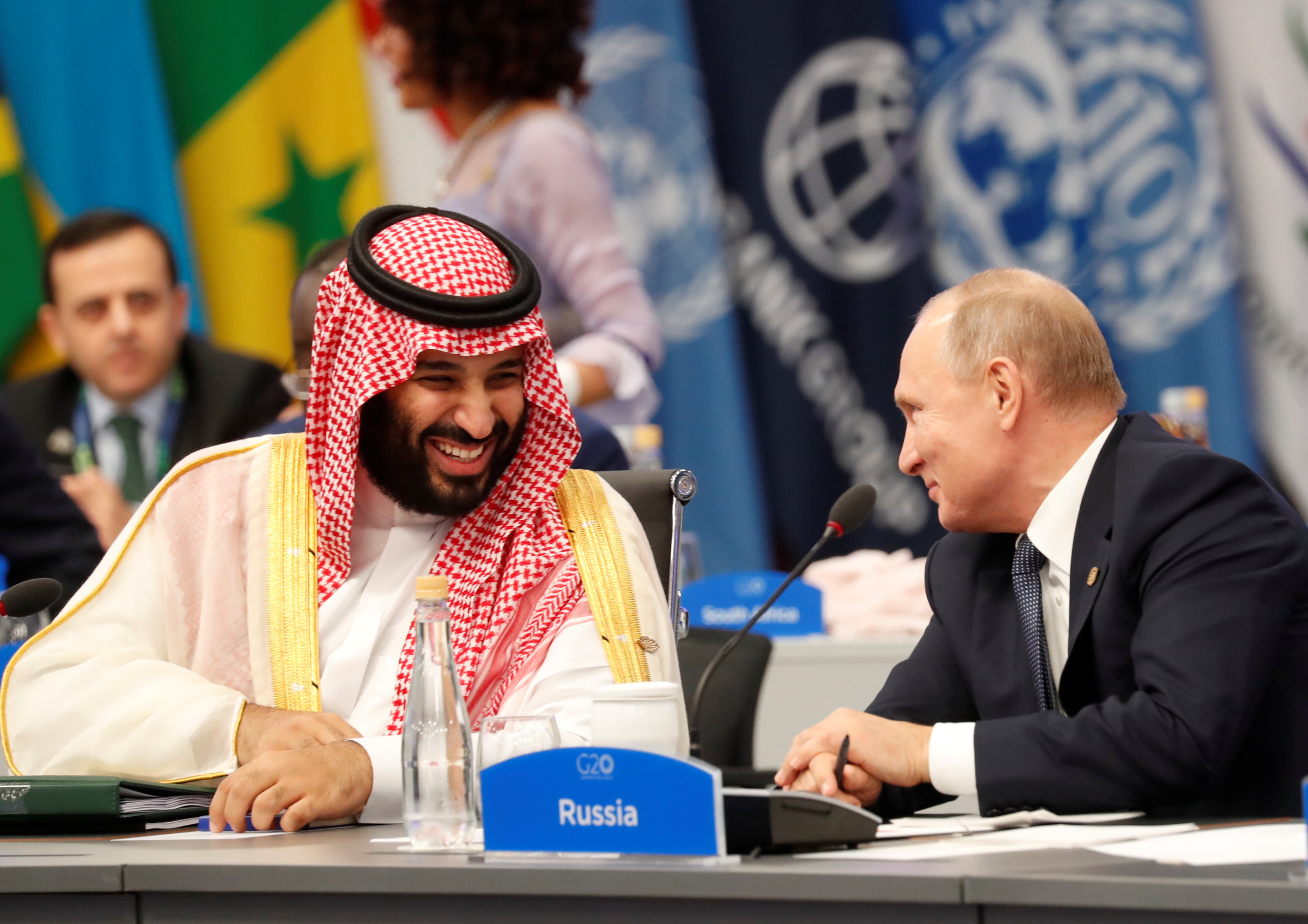 بوتين وولى العهد السعودى الأمير محمد بن سلمان