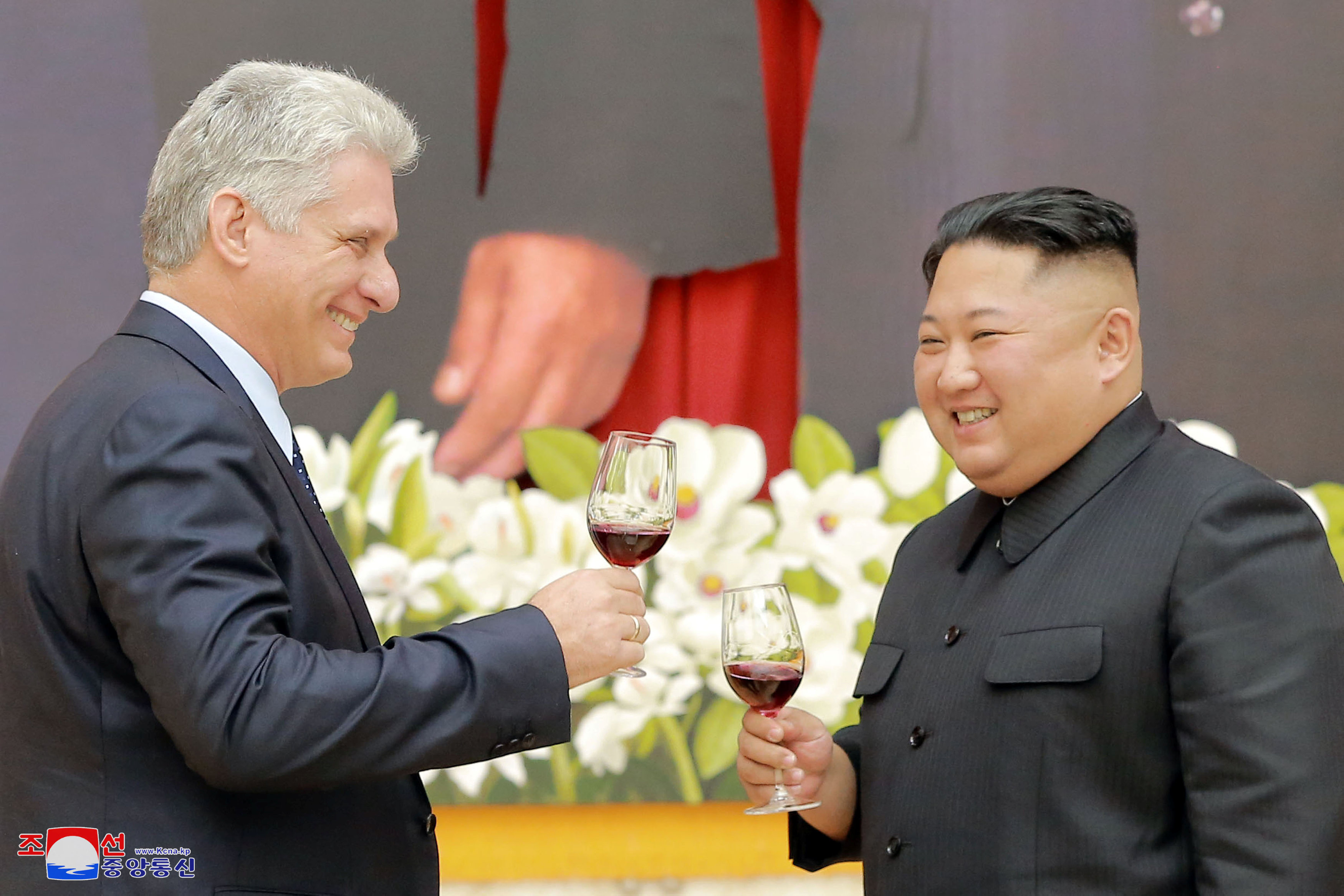 زعيما كوريا الشمالية وكوبا