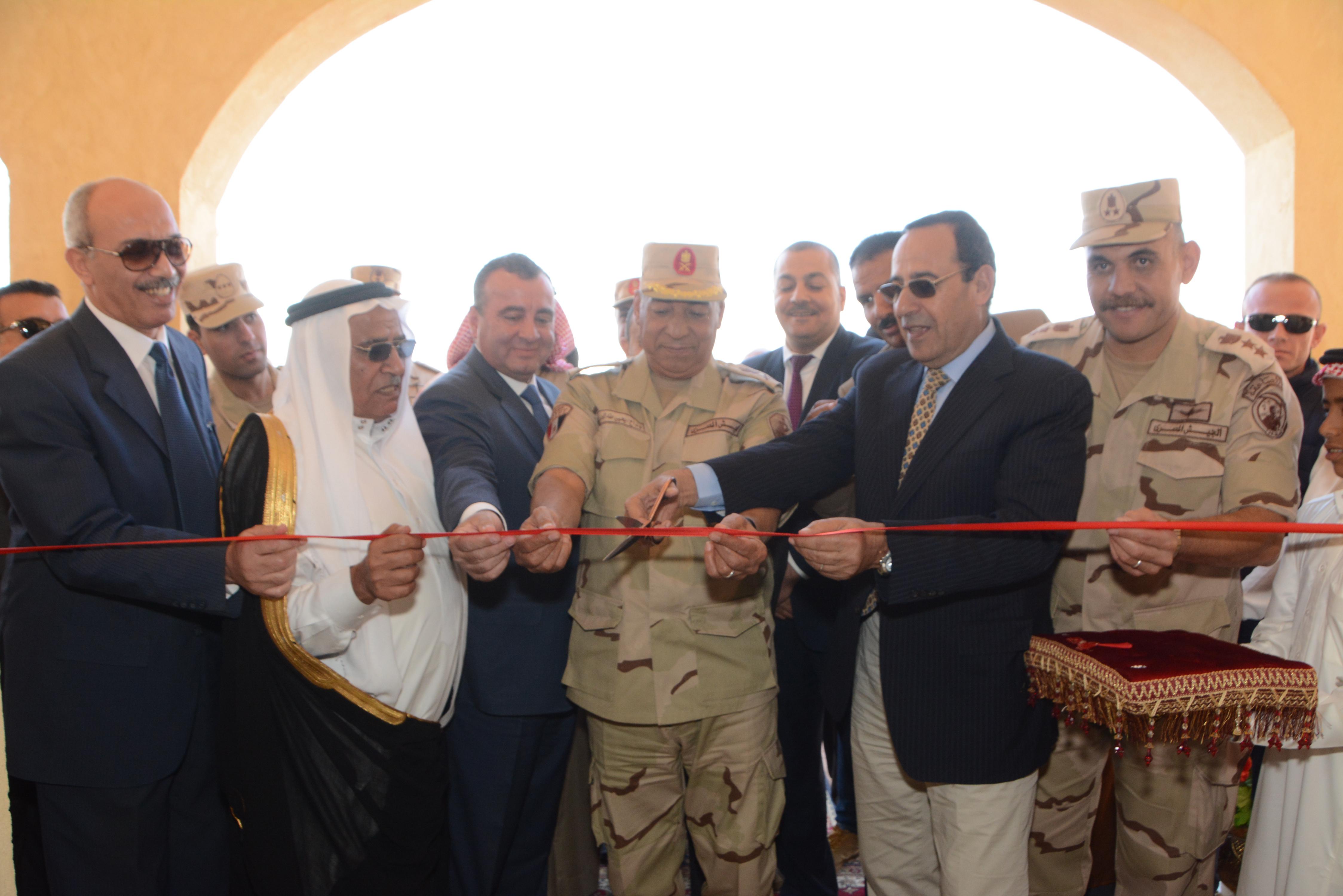القوات المسلحة تنشئ تجمعاً حضارياً جديداً بوسط سيناء (1)
