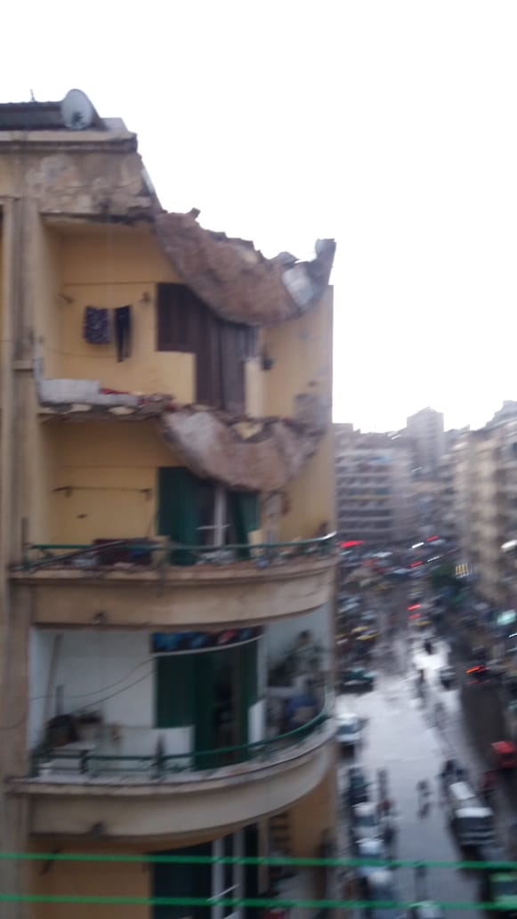 مياه الأمطار تغرق منازل شارع بورسعيد شرق الإسكندرية (5)