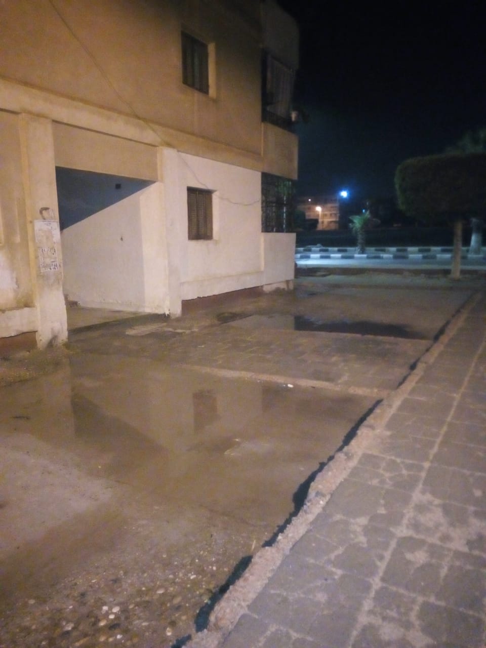 مياه الأمطار بشارع ابن سينا