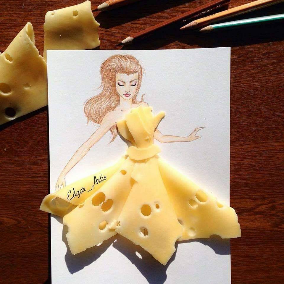 فستان الجبنة