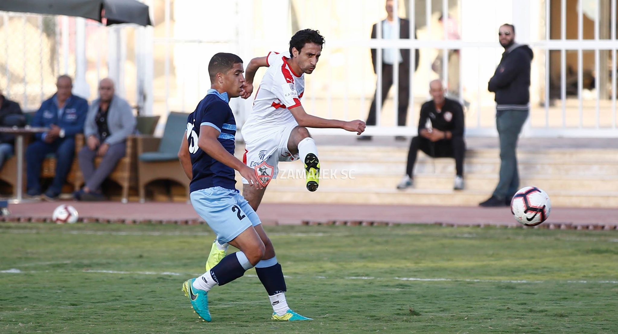 أيمن حفنى قاد الزمالك أمام الشباب