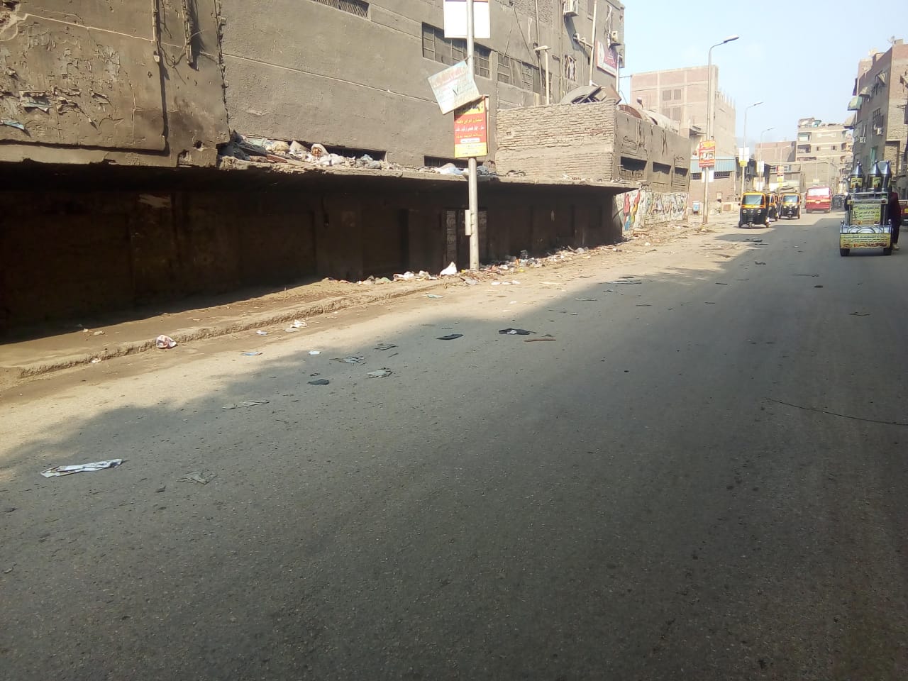 رفع القمامة من شارع عرابى بشبرا الخيمة (4)