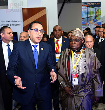 رئيس الوزراء يفتتح فعاليات المعرض الأفريقى الأول للتجارة البينية (36)