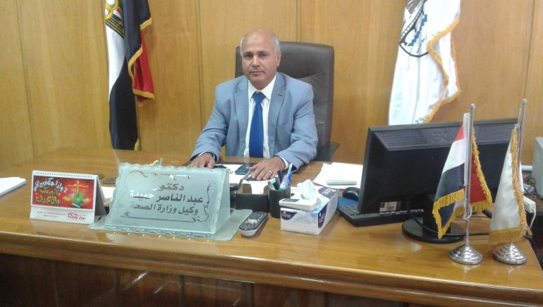عبد الناصر حميدة وكيل وزارة الصحة بمحافظة بنى سويف