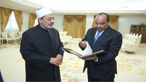 2- شيخ الازهر والرئيس الموريتانى