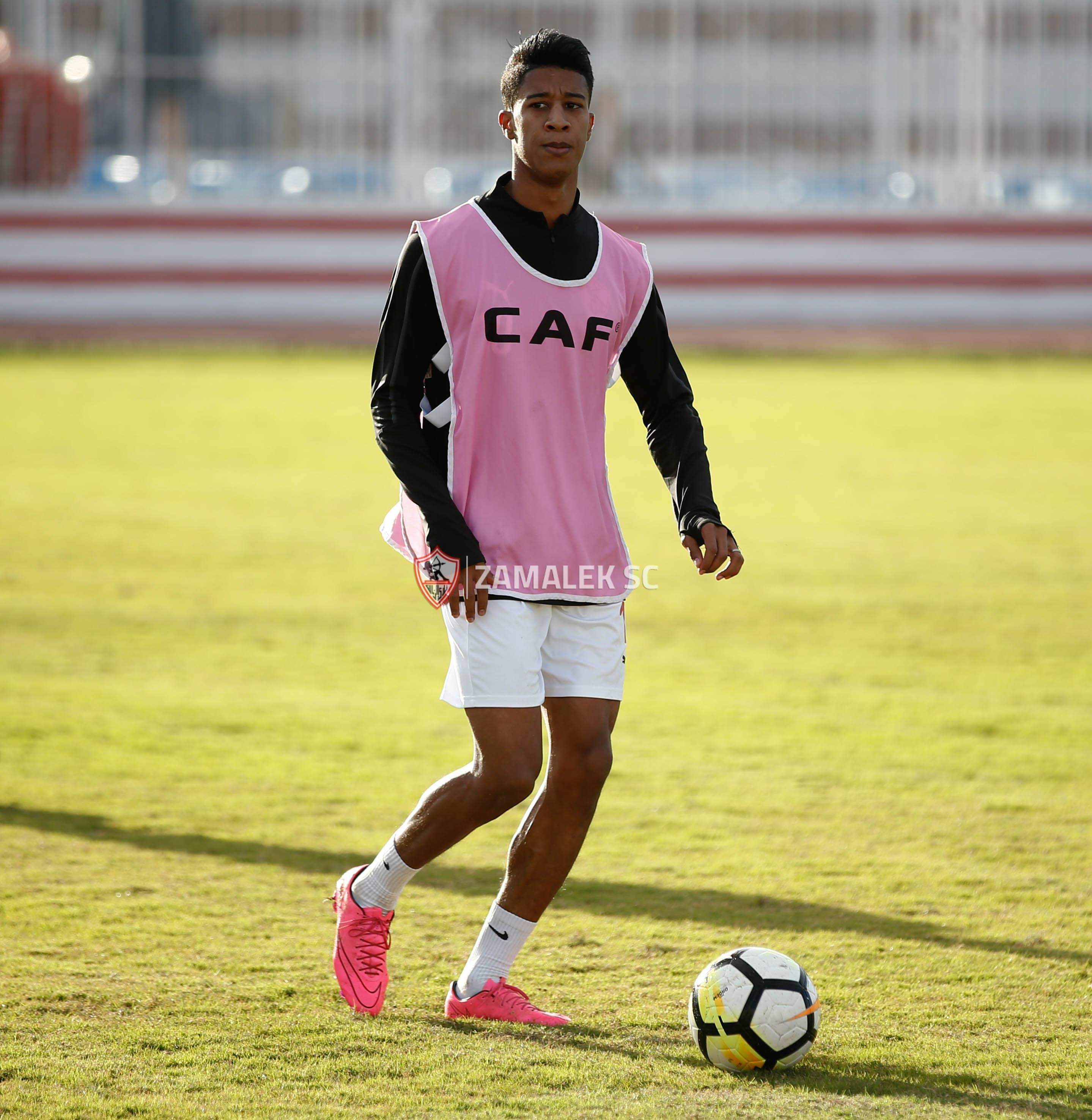 حميد أحداد فى مران الزمالك