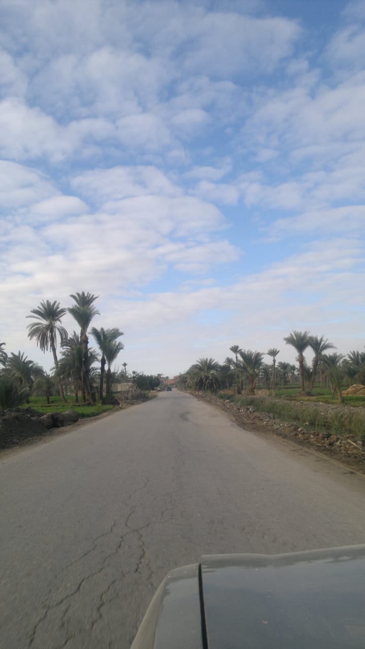 طريق جبل سعد قصر الجبالى الجديد  فى الفيوم  (3)