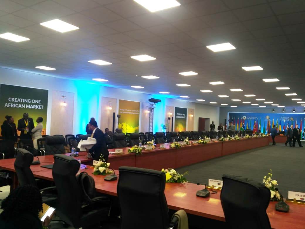 تجهيزات المؤتمر الوزارى السابع لوزراء التجارة الأفارقة بالقاهرة (5)