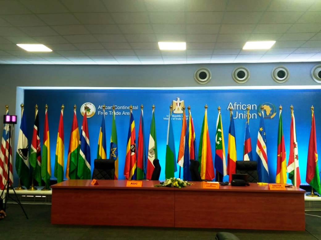 تجهيزات المؤتمر الوزارى السابع لوزراء التجارة الأفارقة بالقاهرة (2)