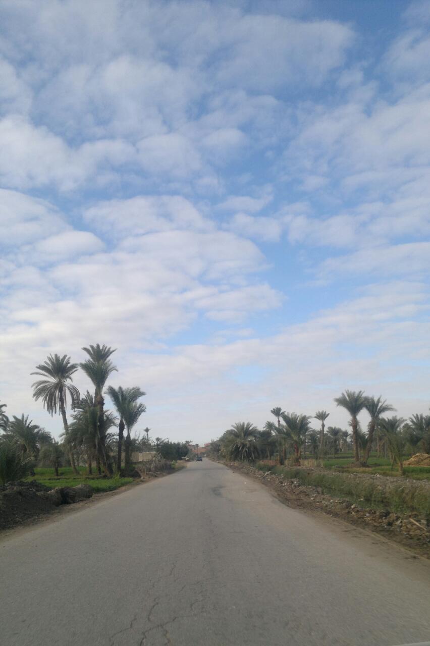 طريق جبل سعد قصر الجبالى الجديد  فى الفيوم  (4)