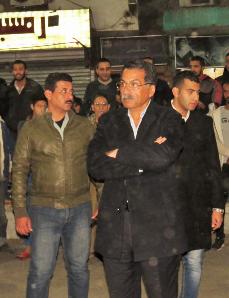مدير امن الإسماعيلية يقود حملة ليلية لإزالة الإشغالات (6)