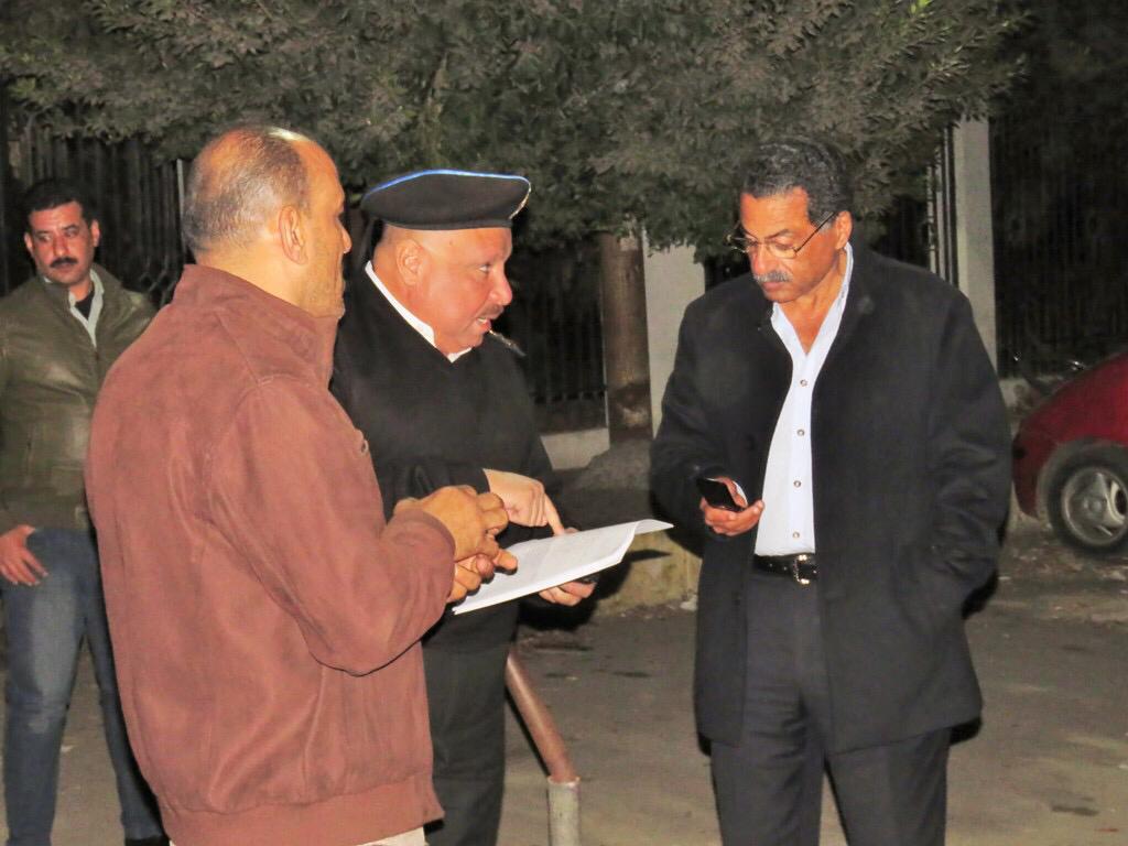 مدير امن الإسماعيلية يقود حملة ليلية لإزالة الإشغالات (2)