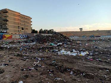 القمامة بالمنطقة التاسعة بمدينة نصر