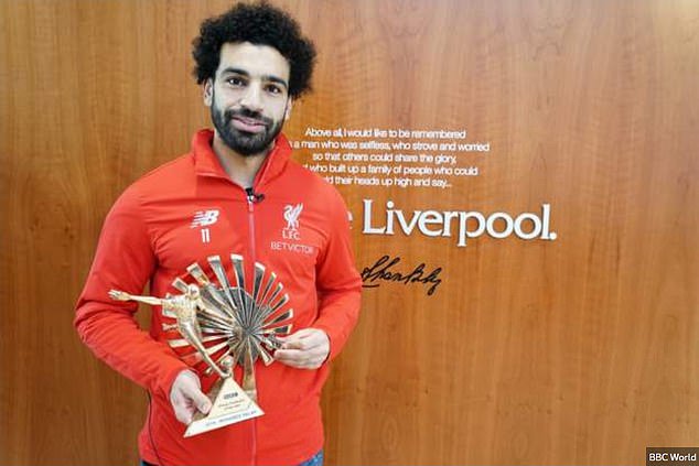 محمد صلاح يتوج بجائزة أفضل لاعب افريقى 2018 من بى بى سي