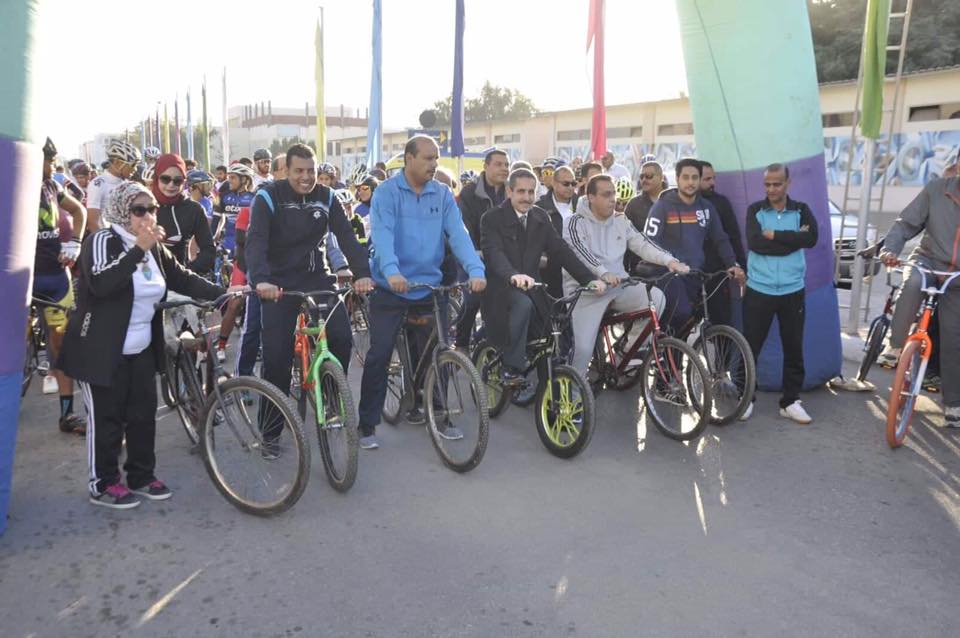 مهرجان الدراجات للجامعات والمعاهد العليا بجامعة قناة السويس (7)