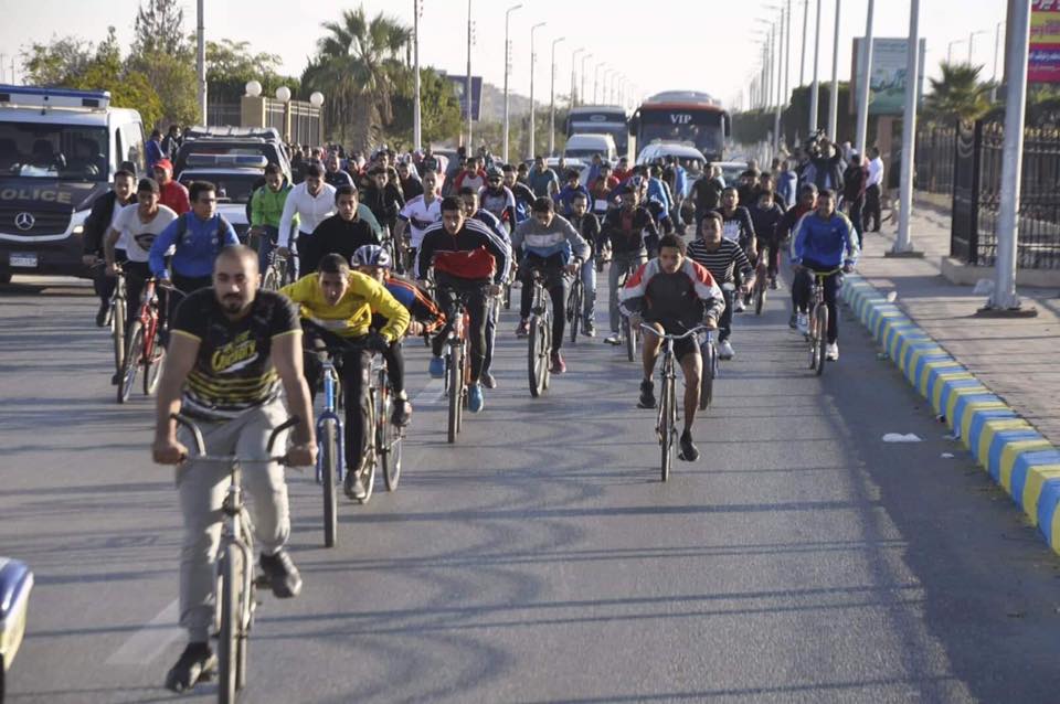 مهرجان الدراجات للجامعات والمعاهد العليا بجامعة قناة السويس (8)